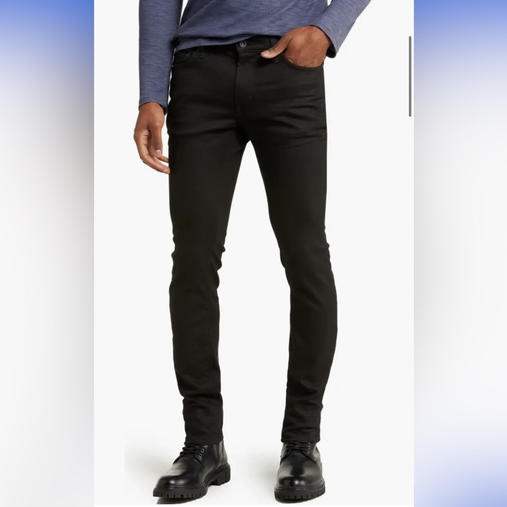 John Varvatos Wight Skinny Jeans - Blue Black - 32
